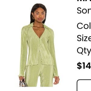 Revolve Mara Shirt in Sage